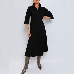 Tuckernuck Black Elliot Midi Dress